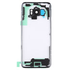 For Samsung Galaxy S8 / G950 G950F G950FD G950U G950A G950P G950T G950V G950R4 G950W G9500 Transparent Battery Back Cover with Camera Lens Frame, For Galaxy S8