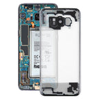 For Samsung Galaxy S8 + / G955 G955F G955FD G955U G955A G955P G955T G955V G955R4 G955W G9550 Transparent Battery Back Cover with Camera Lens Frame, For Galaxy S8 +