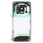 For Samsung Galaxy S9 G960F G960F/DS G960U G960W G9600 Transparent Battery Back Cover with Camera Lens Frame, For Galaxy S9