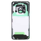 For Samsung Galaxy S9 G960F G960F/DS G960U G960W G9600 Transparent Battery Back Cover with Camera Lens Frame, For Galaxy S9