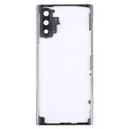 For Samsung Galaxy Note 10 N970 N9700 Transparent Battery Back Cover with Camera Lens Frame, For Galaxy Note 10