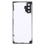 For Samsung Galaxy Note 10 N970 N9700 Transparent Battery Back Cover with Camera Lens Frame, For Galaxy Note 10