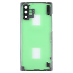 For Samsung Galaxy Note 10+ N975 N9750 Transparent Battery Back Cover with Camera Lens Frame, For Galaxy Note 10+