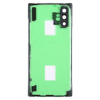 For Samsung Galaxy Note 10+ N975 N9750 Transparent Battery Back Cover with Camera Lens Frame, For Galaxy Note 10+