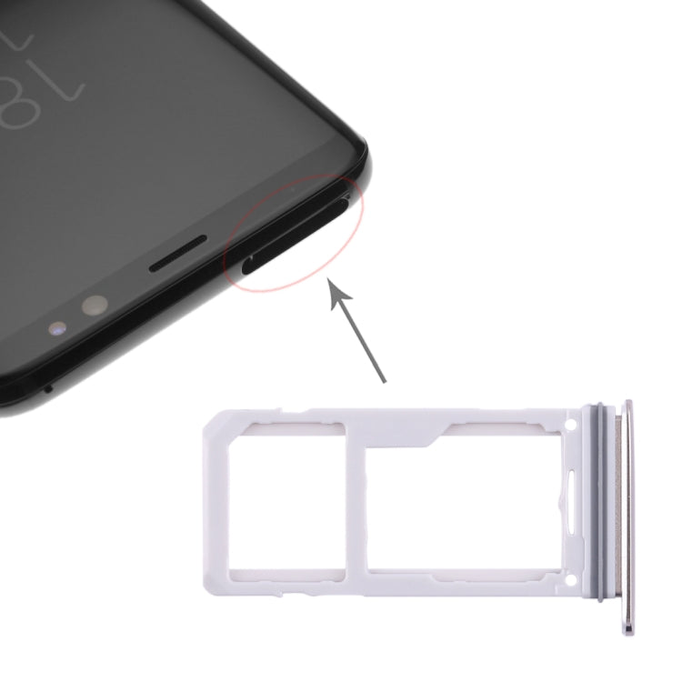 For Galaxy S8 / S8+ 2 SIM Card Tray / Micro SD Card Tray, For Galaxy S8 / S8+, For Samsung Galaxy S8(Double), For Galaxy S8 / S8+(Double  SIM)