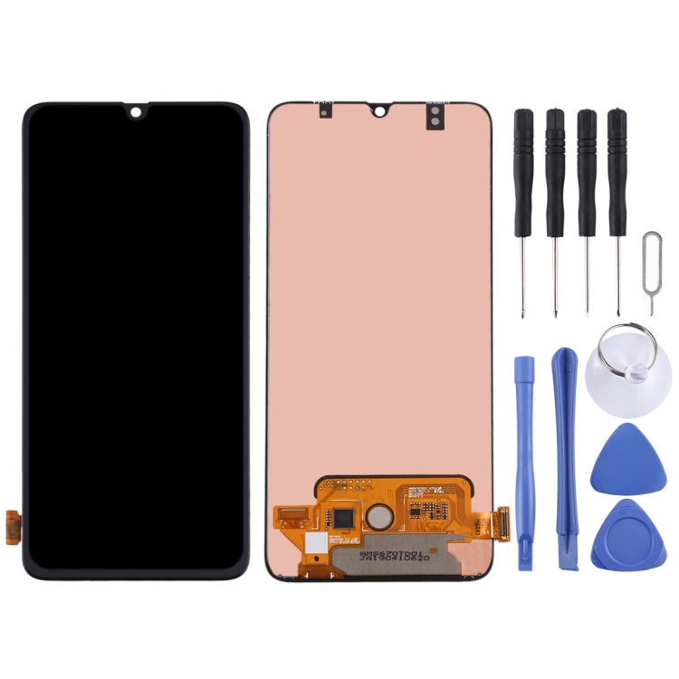 Super AMOLED Material LCD Screen and Digitizer Full Assembly for Samsung Galaxy A70s, For Samsung Galaxy A70s(Super AMOLED)