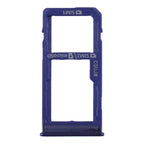 For Samsung Galaxy A60 SIM Card Tray + SIM Card Tray / Micro SD Card Tray, For Samsung Galaxy A60, For Samsung Galaxy A60 (Baby Blue)