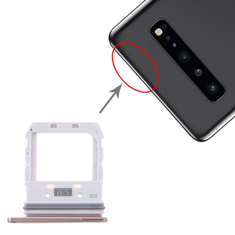 For Samsung Galaxy S10 5G SIM Card Tray, For Samsung Galaxy S10 5G(Single)