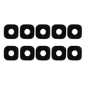 For Galaxy J7 Prime / G610 10pcs Back Camera Lens, For J7 Prime / G610