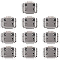 For Galaxy Note N7000 / i9220 / S5830 10pcs Charging Port Connector, For Samsung Galaxy Note N7000