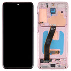 Original Dynamic AMOLED Material LCD Screen and Digitizer Full Assembly with Frame for Samsung Galaxy S20 4G SM-G980, For Samsung Galaxy S20 4G, For Samsung Galaxy S20 4G(Frame), For Samsung Galaxy S20 4G (Original)(Blue)