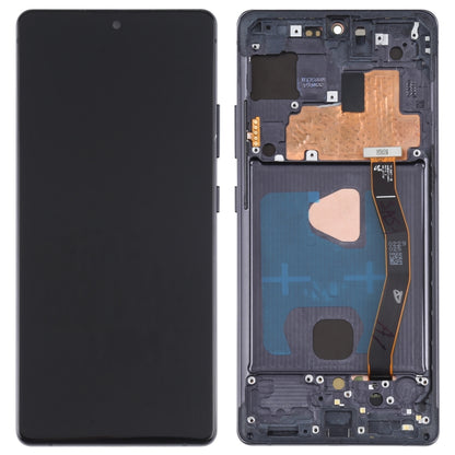 Original Super AMOLED Material LCD Screen and Digitizer Full Assembly with Frame for Galaxy S10 Lite, For Samsung Galaxy S10 Lite(Frame )