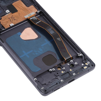 Original Super AMOLED Material LCD Screen and Digitizer Full Assembly with Frame for Galaxy S10 Lite, For Samsung Galaxy S10 Lite(Frame )
