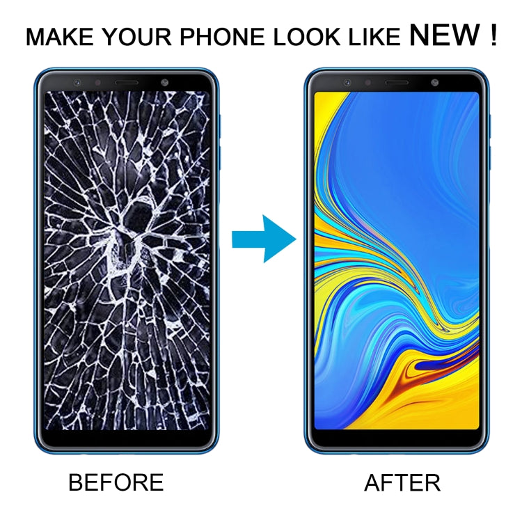 TFT Material LCD Screen and Digitizer Full Assembly With Frame for Samsung Galaxy A7 (2018) / SM-A750F, For Samsung Galaxy A7 (2018)(RU), For Samsung Galaxy A7 (2018) (TFT)