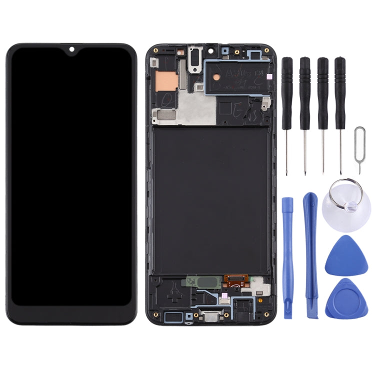 TFT Material LCD Screen and Digitizer Full Assembly With Frame for Samsung Galaxy A30s, For Samsung Galaxy A30s (TFT), For Samsung Galaxy A30s(RU)