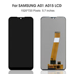 Original PLS TFT Material LCD Screen and Digitizer Full Assembly (Flex Cable Wide) for Samsung Galaxy A01 SM-A015M, For Samsung Galaxy A01 SM-A015M(Original)(Wide)
