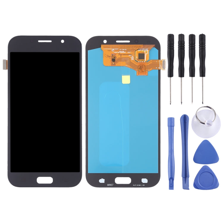 LCD Screen and Digitizer Full Assembly (OLED Material ) for Galaxy A7 (2017), A720F, A720F/DS, For Galaxy A7 (2017) OLED, For Samsung Galaxy A7 (2017) OLED