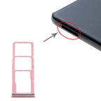For Samsung Galaxy A9 (2018) SM-A920 SIM Card Tray + SIM Card Tray + Micro SD Card Tray, For Samsung Galaxy A9 (2018)(dual card)