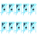 For Samsung Galaxy Note10 10pcs LCD Digitizer Back Adhesive Stickers, For Samsung Galaxy Note10