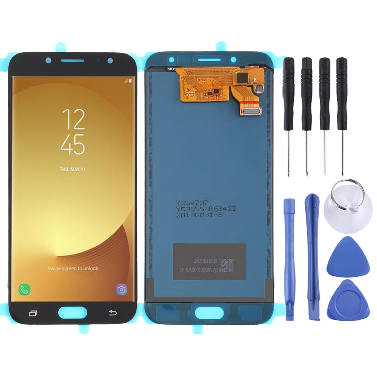 LCD Screen and Digitizer Full Assembly (TFT Material ) for Galaxy J7 (2017), J730F/DS, J730FM/DS, For Samsung Galaxy J7 (2017) TFT