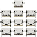 For Samsung Galaxy A20S SM-A207 10pcs Charging Port Connector, For Samsung Galaxy A20S