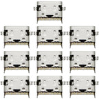 For Samsung Galaxy A20S SM-A207 10pcs Charging Port Connector, For Samsung Galaxy A20S