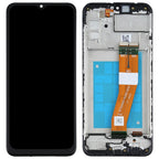 Original LCD Screen and Digitizer Full Assembly with Frame for Samsung Galaxy A02s SM-A025F(GE Version), For Samsung Galaxy A02s (Original)