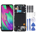 TFT Material LCD Screen and Digitizer Full Assembly with Frame for Samsung Galaxy A40 SM-A405F, For Samsung Galaxy A40 (TFT)