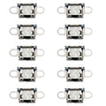 For Galaxy Alpha G850 G850F G850T G850H G850M 10pcs Charging Port Connector, For Samsung Galaxy Alpha G850