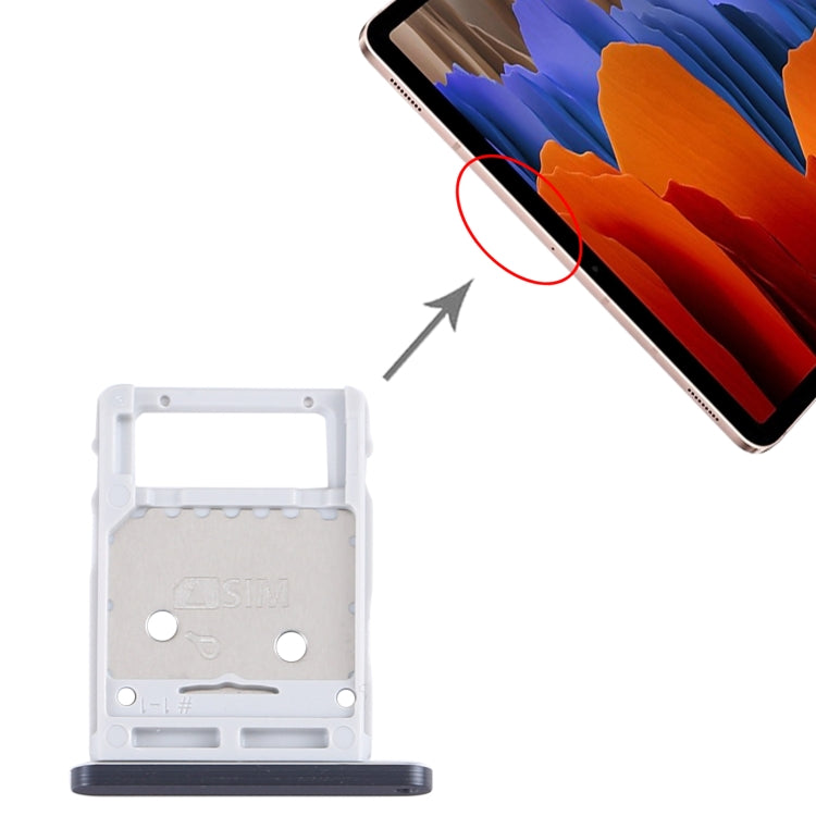 For Samsung Galaxy Tab S7 SM-T870/T875 SIM Card Tray + Micro SD Card Tray, For Samsung Galaxy Tab S7