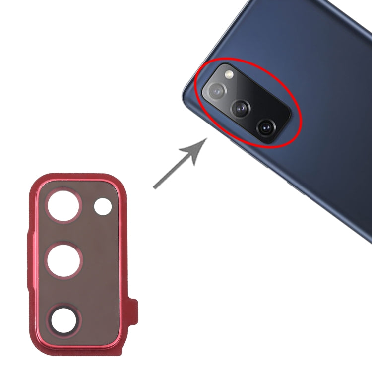 For Samsung Galaxy S20 FE Camera Lens Cover, For Samsung Galaxy S20 FE (Red), For Samsung Galaxy S20 FE