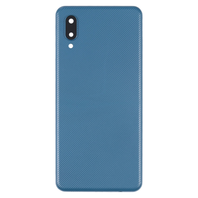 For Samsung Galaxy A02 Battery Back Cover with Camera Lens Frame, For Samsung Galaxy A02