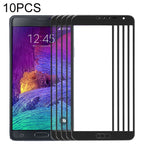For Samsung Galaxy Note 4 / N910  10pcs Front Screen Outer Glass Lens , For Samsung Galaxy Note 4