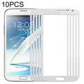 For Samsung Galaxy Note II / N7100 10pcs Front Screen Outer Glass Lens , For Samsung Galaxy Note II