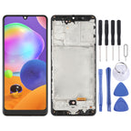 OLED Material LCD Screen and Digitizer Full Assembly with Frame for Samsung Galaxy A31 SM-A315 (6.33 inch), For Samsung Galaxy A31(6.33 inch)