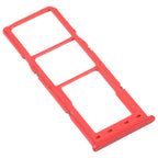 For Samsung Galaxy A12 SM-A125 SIM Card Tray + SIM Card Tray + Micro SD Card Tray, For Samsung Galaxy A12 (Dual Card)