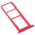 For Samsung Galaxy A02s SM-A025 SIM Card Tray + SIM Card Tray + Micro SD Card Tray, For Samsung Galaxy A02s