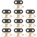 For Samsung Galaxy A02 SM-A022 10pcs Back Camera Lens, For Samsung Galaxy A02