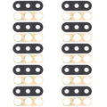 For Samsung Galaxy M01 SM-M015 10pcs Back Camera Lens, For Samsung Galaxy M01
