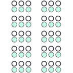 For Samsung Galaxy S21 5G SM-G991 10pcs Back Camera Lens, For Samsung Galaxy S21 5G