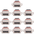 10pcs Charging Port Connector for Samsung Galaxy S10+ SM-G975F, SM-G975U, SM-G975W, SM-G975U1, SM-G9750, SM-G975N, SM-G975X, For Samsung Galaxy S10+
