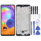 Original LCD Screen and Digitizer Full Assembly with Frame for Samsung Galaxy A31 SM-A315, For Samsung Galaxy A31(Original)