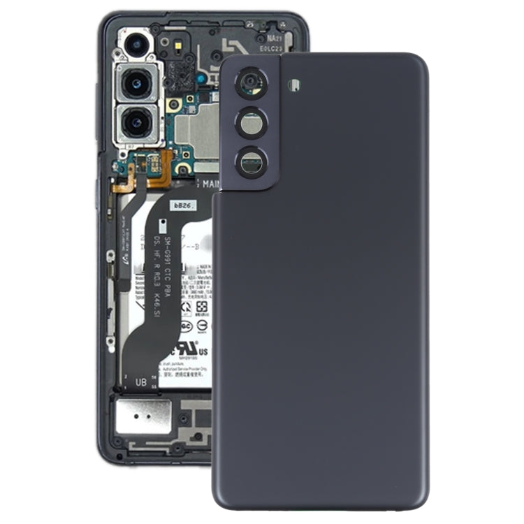 For Samsung Galaxy S21 5G Battery Back Cover with Camera Lens Frame, For Samsung Galaxy S21 5G(with Camera Cover)