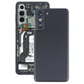 For Samsung Galaxy S21 5G Battery Back Cover with Camera Lens Frame, For Samsung Galaxy S21 5G(with Camera Cover)