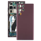 For Samsung Galaxy S22 Ultra Battery Back Cover , For Samsung Galaxy S22 Ultra(Dark Red), For Samsung Galaxy S22 Ultra