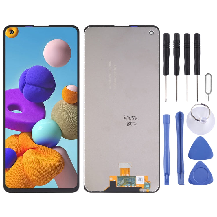 LCD Screen and Digitizer Full Assembly For Samsung Galaxy A21S, For Samsung Galaxy A21S