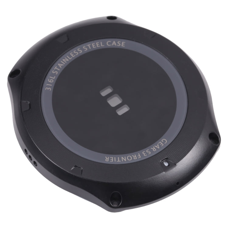 Rear Housing Cover with Glass Lens For Samsung Gear S3 Frontier SM-R760, SM-R760, SM-R760 (Black)