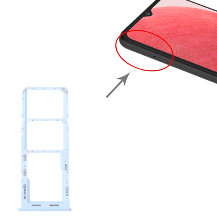 For Samsung Galaxy A13 SM-A135 Original SIM Card Tray + SIM Card Tray + Micro SD Card Tray, For Samsung Galaxy A13(Original), For Samsung Galaxy A13 (Original)