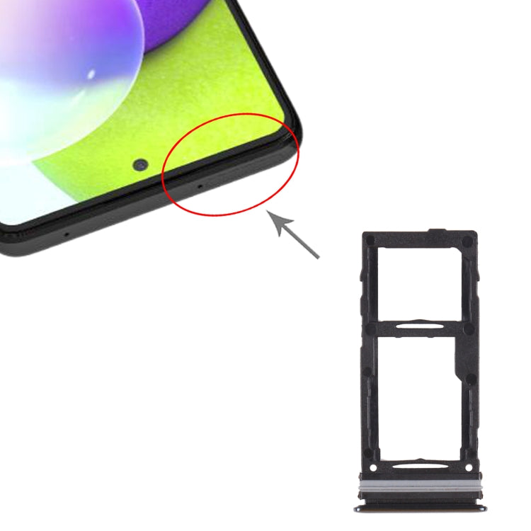 For Samsung Galaxy A72 SM-A725 SIM Card Tray + SIM Card Tray / Micro SD Card Tray, For Samsung Galaxy A72