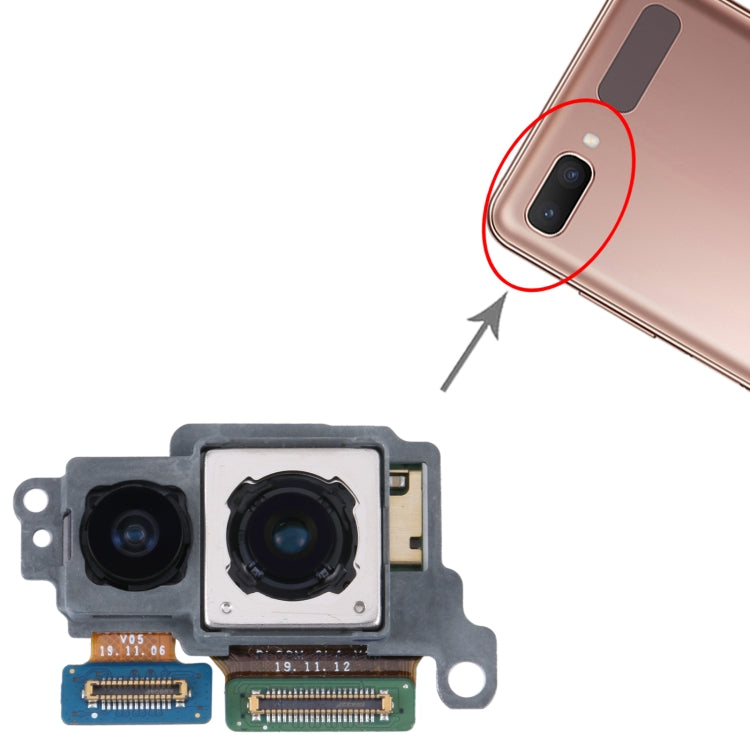 For Samsung Galaxy Z Flip 5G SM-F707 Original Back Facing Camera, For Samsung Galaxy Z Flip 5G